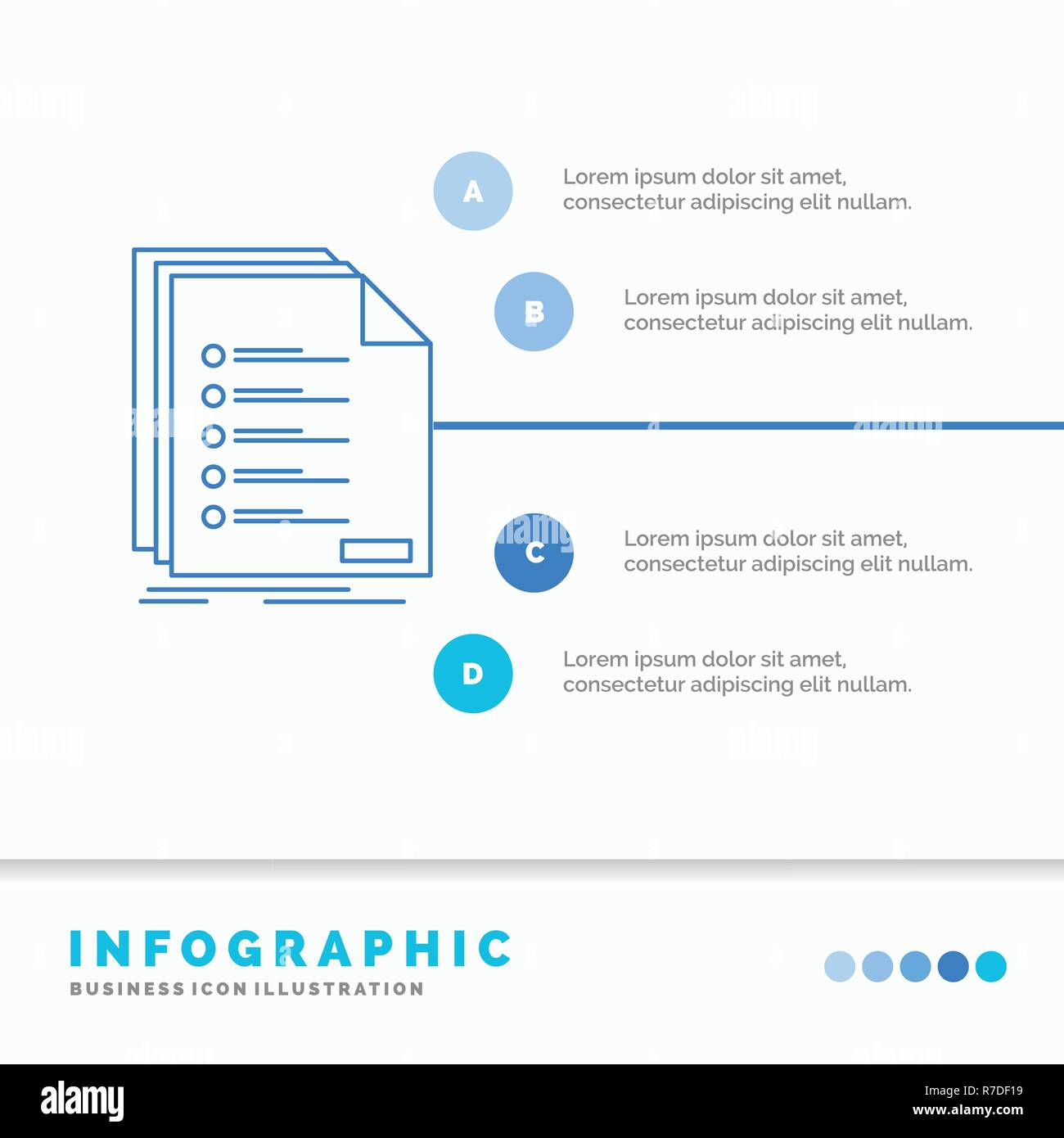check filing list listing registration infographics template for registration check