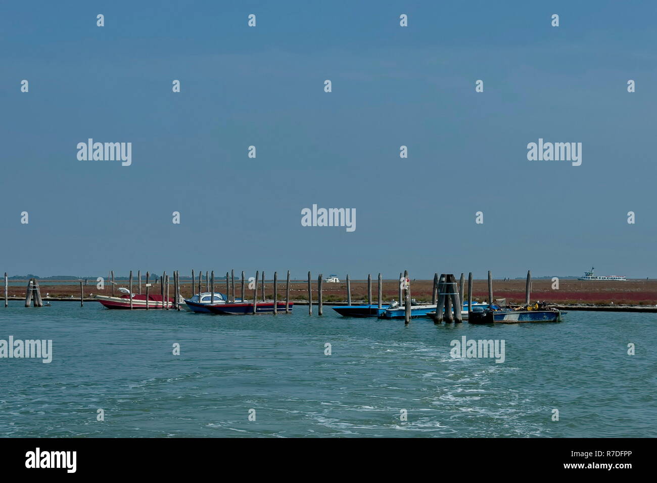 Venetian lagoon boats hi-res stock photography and images - Alamy