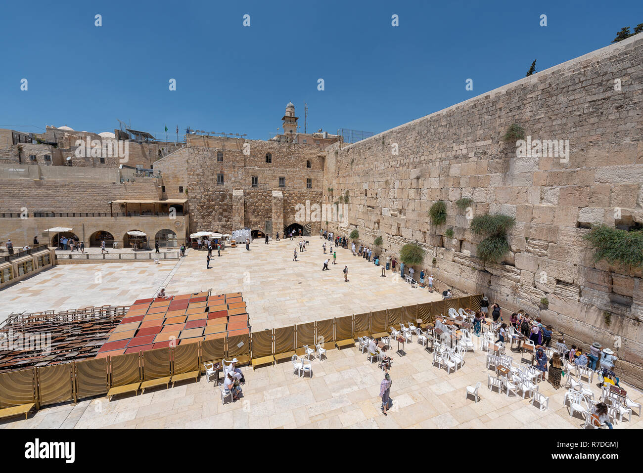 10 September 2020 - Jerusalem, Israel, Wailing Wall. Stock Photo