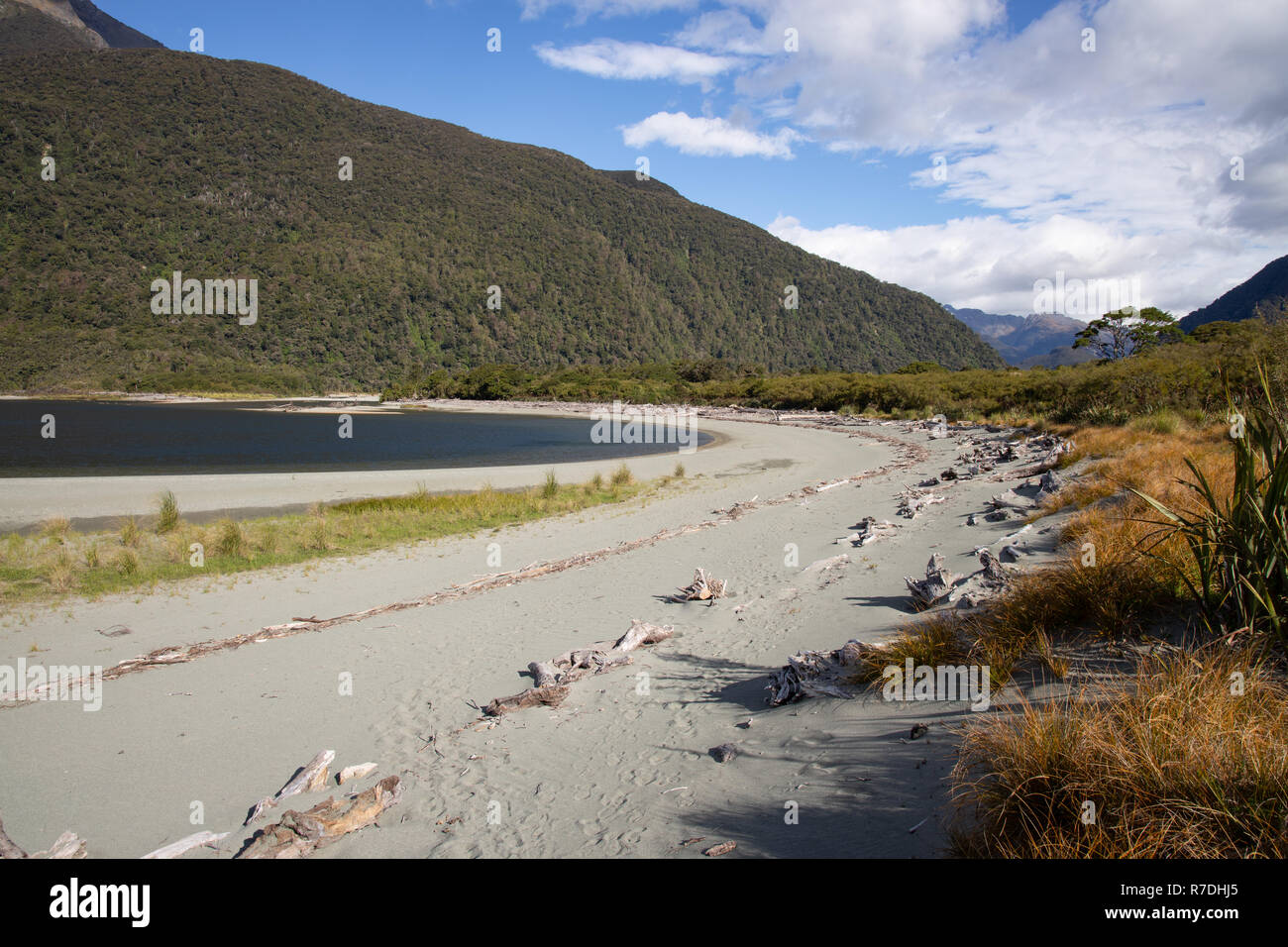Lake McKerrow, Fiordland National Park, New Zealand Stock Photo Alamy
