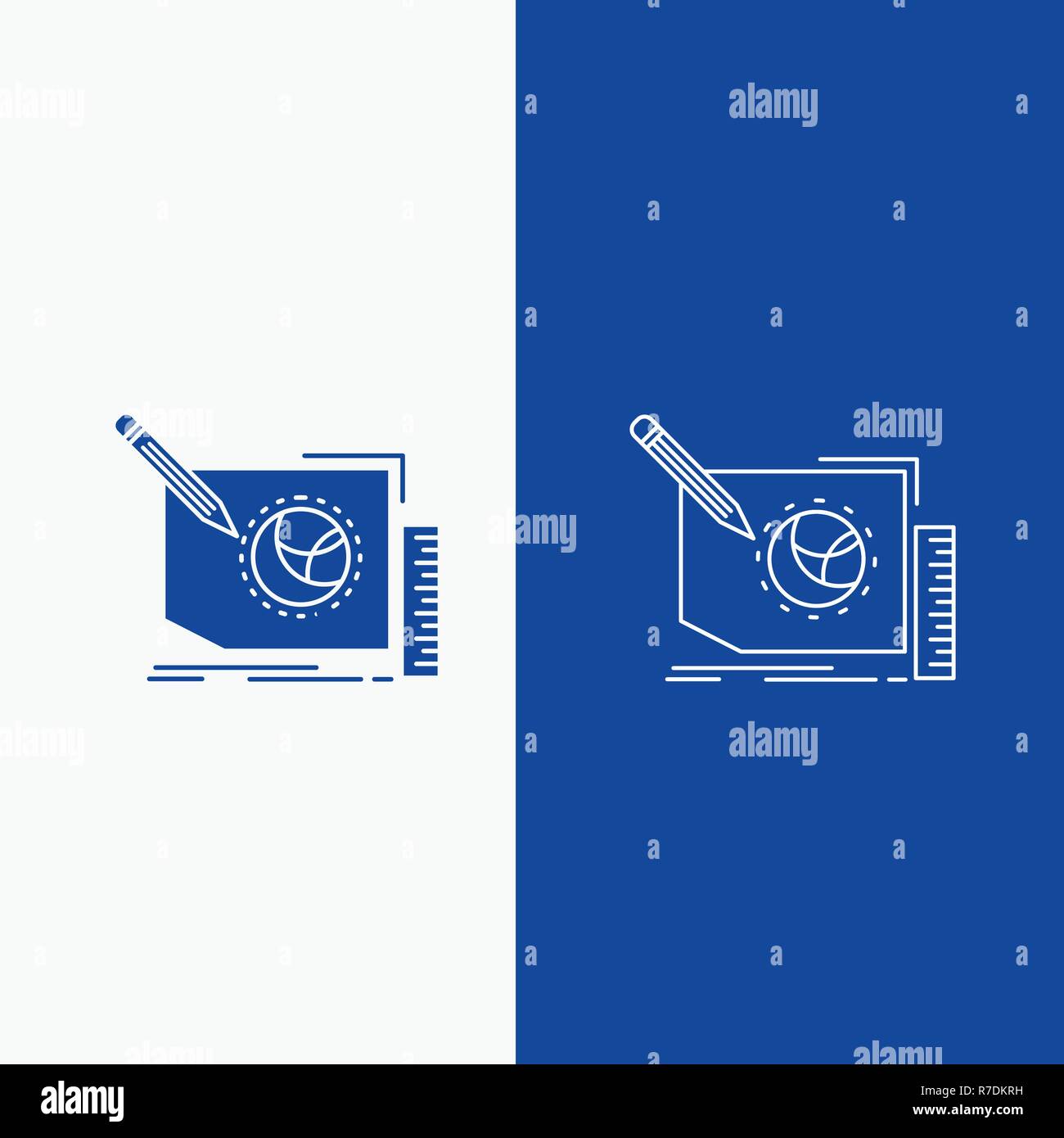 Content Design Frame Page Text Line And Glyph Web Button In