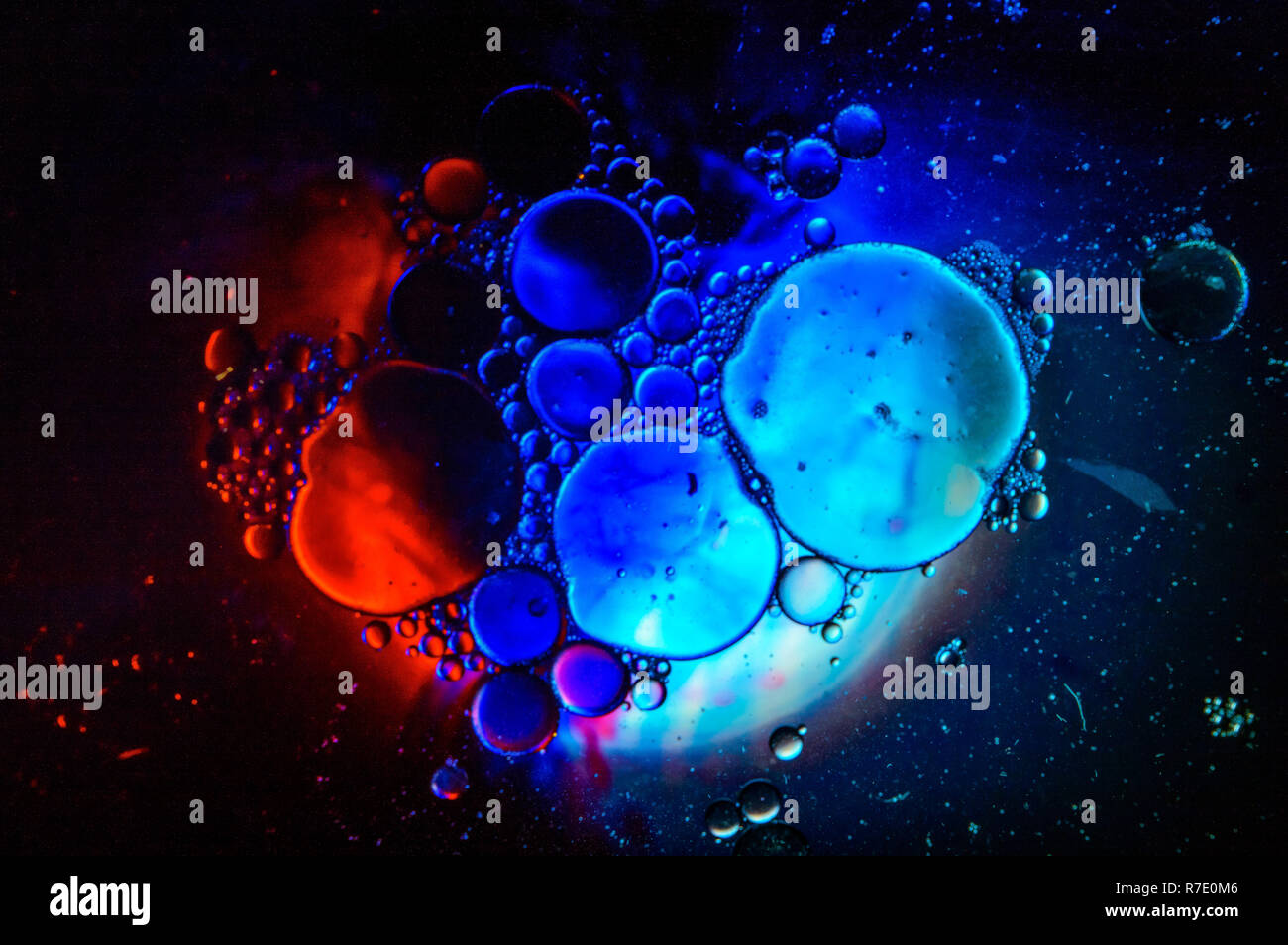 space with your own hands Stock Photo