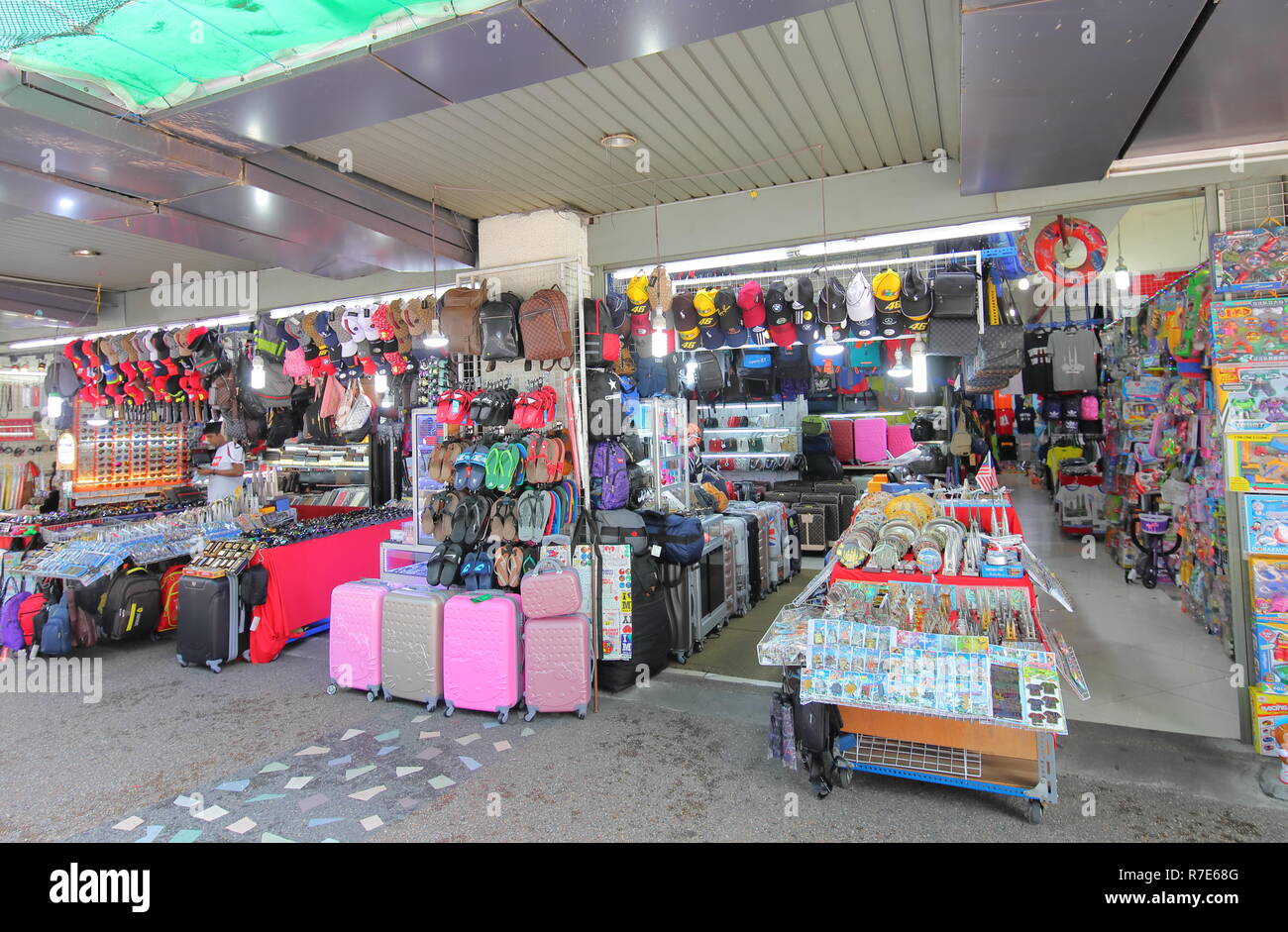Souvenir shop sell Malaysian gift in Kuala Lumpur Malaysia Stock Photo Alamy