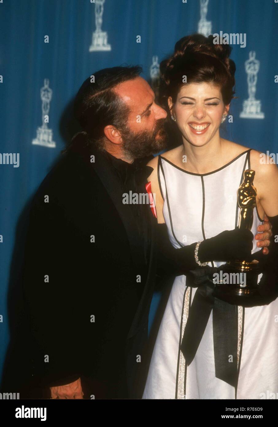LOS ANGELES, CA - MARCH 29: Actor Joe Pesci and actress Marisa Tomei