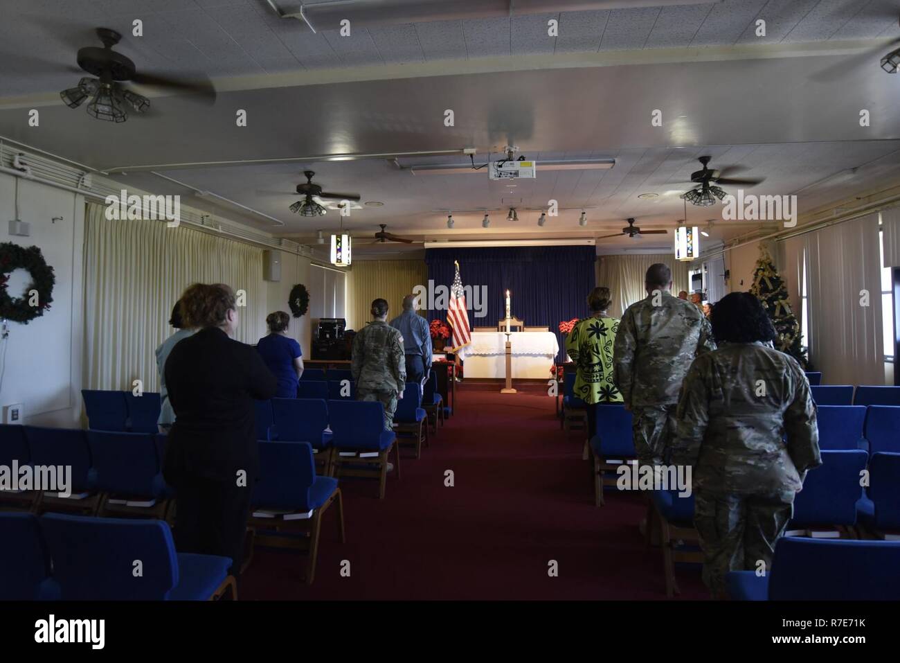 Tripler Army Medical Center Staff Members Attend A Hospital