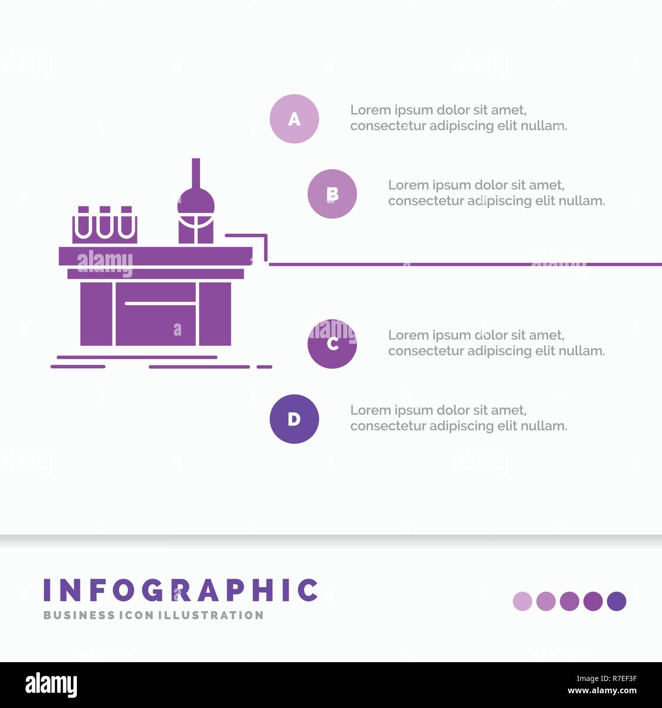 Biology, chemistry, lab, laboratory, production Infographics Template