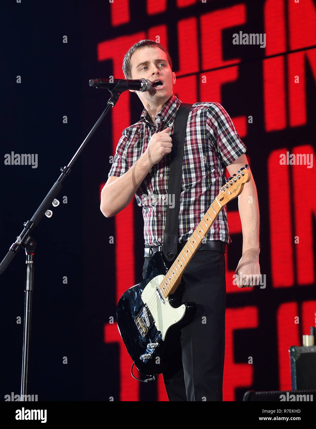 California Usa 8th Dec 18 Kevin Bivona Of The Interrupters Performs Onstage During Kroq Absolut Almost Acoustic Christmas 18 At The Forum On December 8 18 In Inglewood California Photo Imagespace Mediapunch Credit