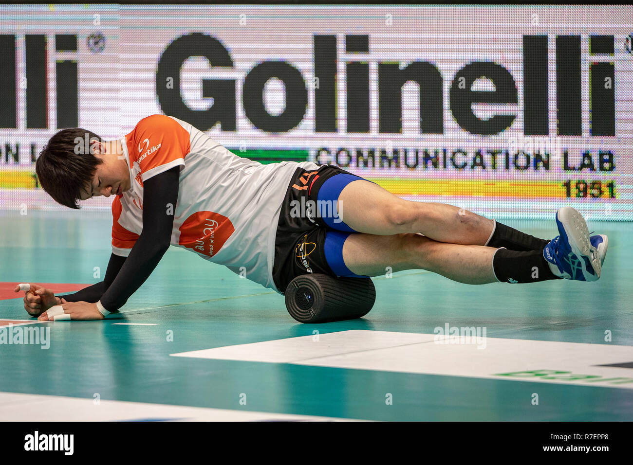 Modena, Italy. 8th Dec 2018. Yuki Ishikawa of Siena during the Italian