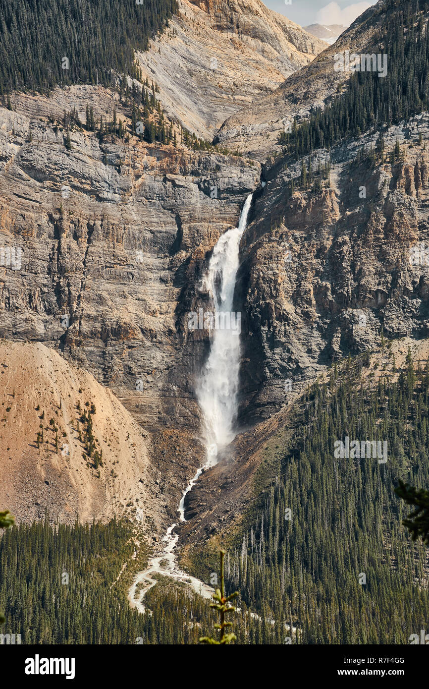 Takakkaw Falls, Yoho NP, Canada Stock Photo