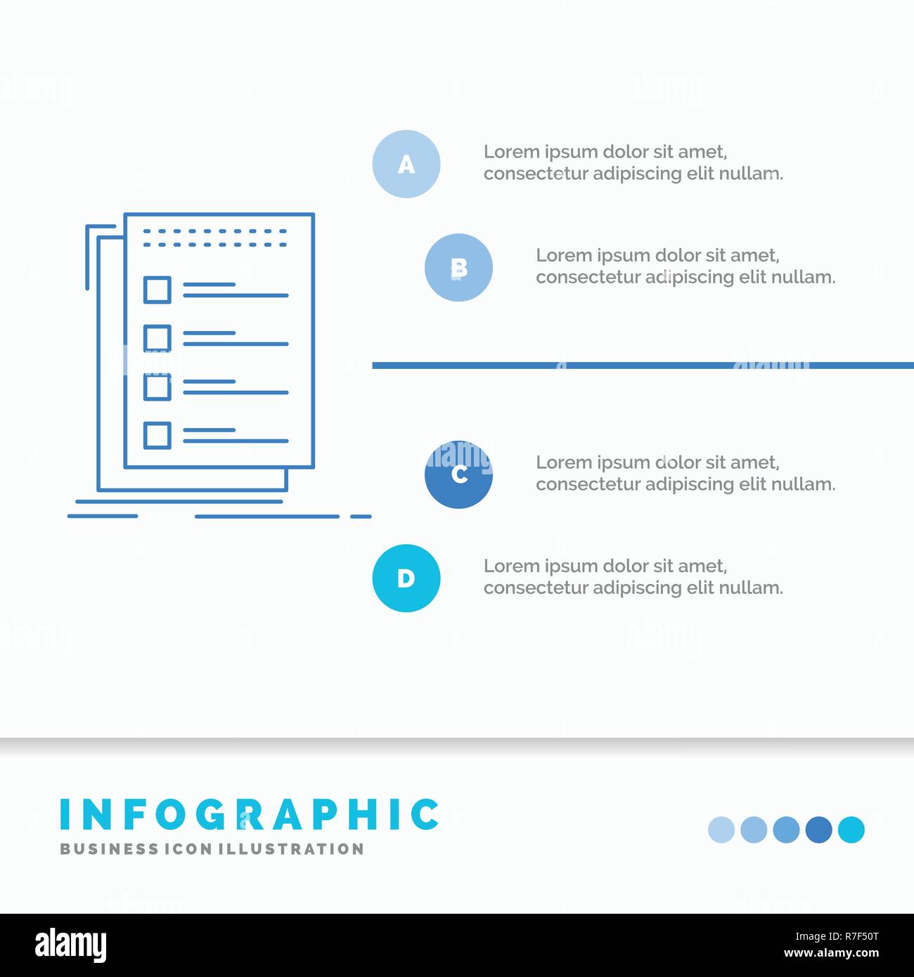 Check, checklist, list, task, to do Infographics Template for Pertaining To Presentation Check Template
