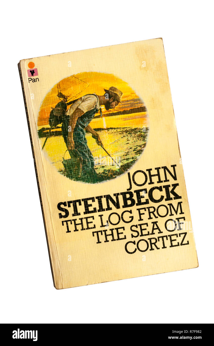 A paperback copy of The Log From The Sea of Cortez by John Steinbeck, published in 1951. Stock Photo