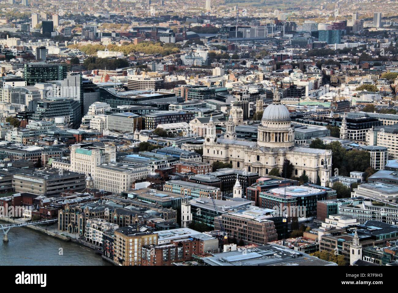 An aerial view of London Stock Photo - Alamy
