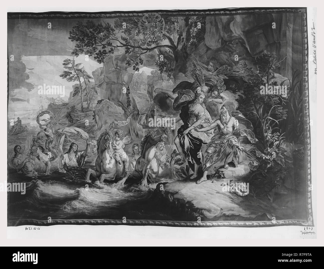 Thetis taking leave of Poseidon Stock Photo Alamy