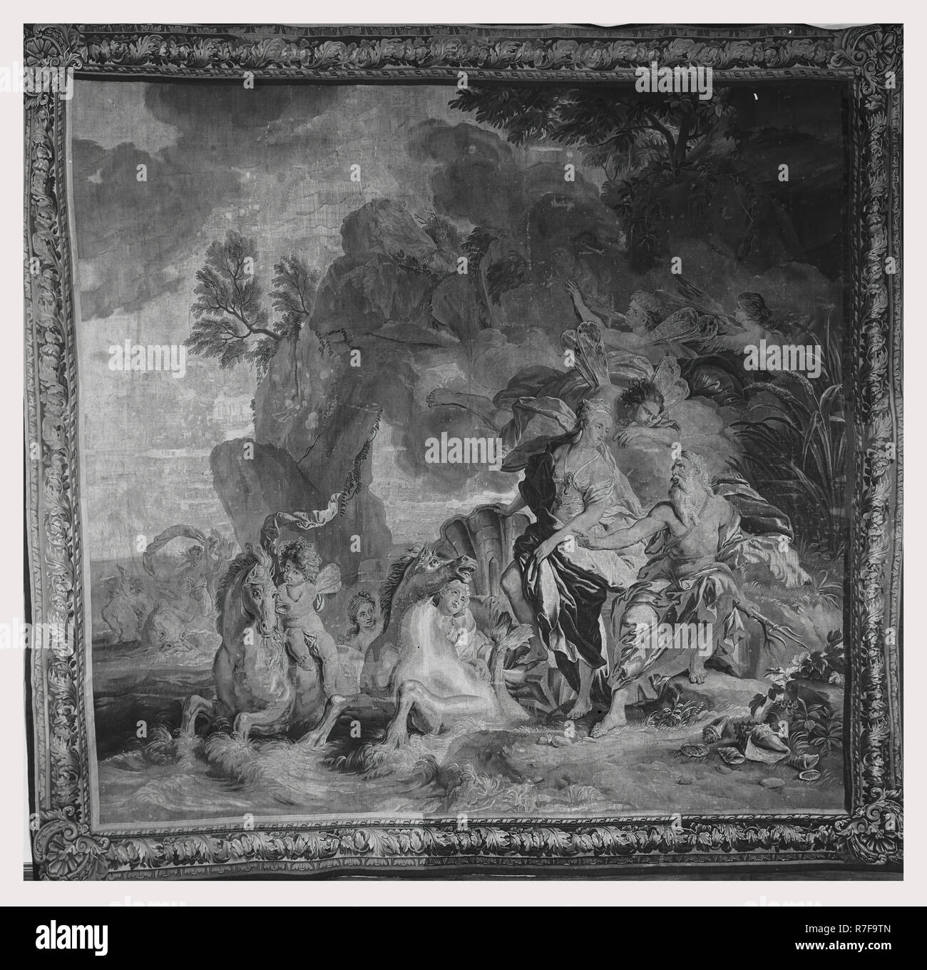 Thetis taking leave of Poseidon Stock Photo Alamy