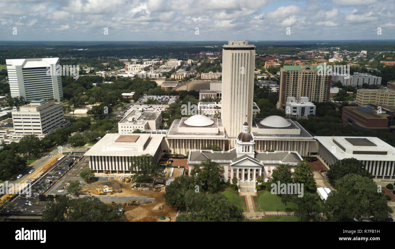 The capital city of Tallahassee Florida holds the government office building shown here Stock Photo