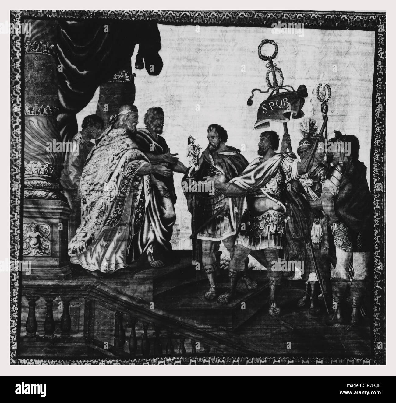 Titus Manlius and Decius Mus Stock Photo Alamy