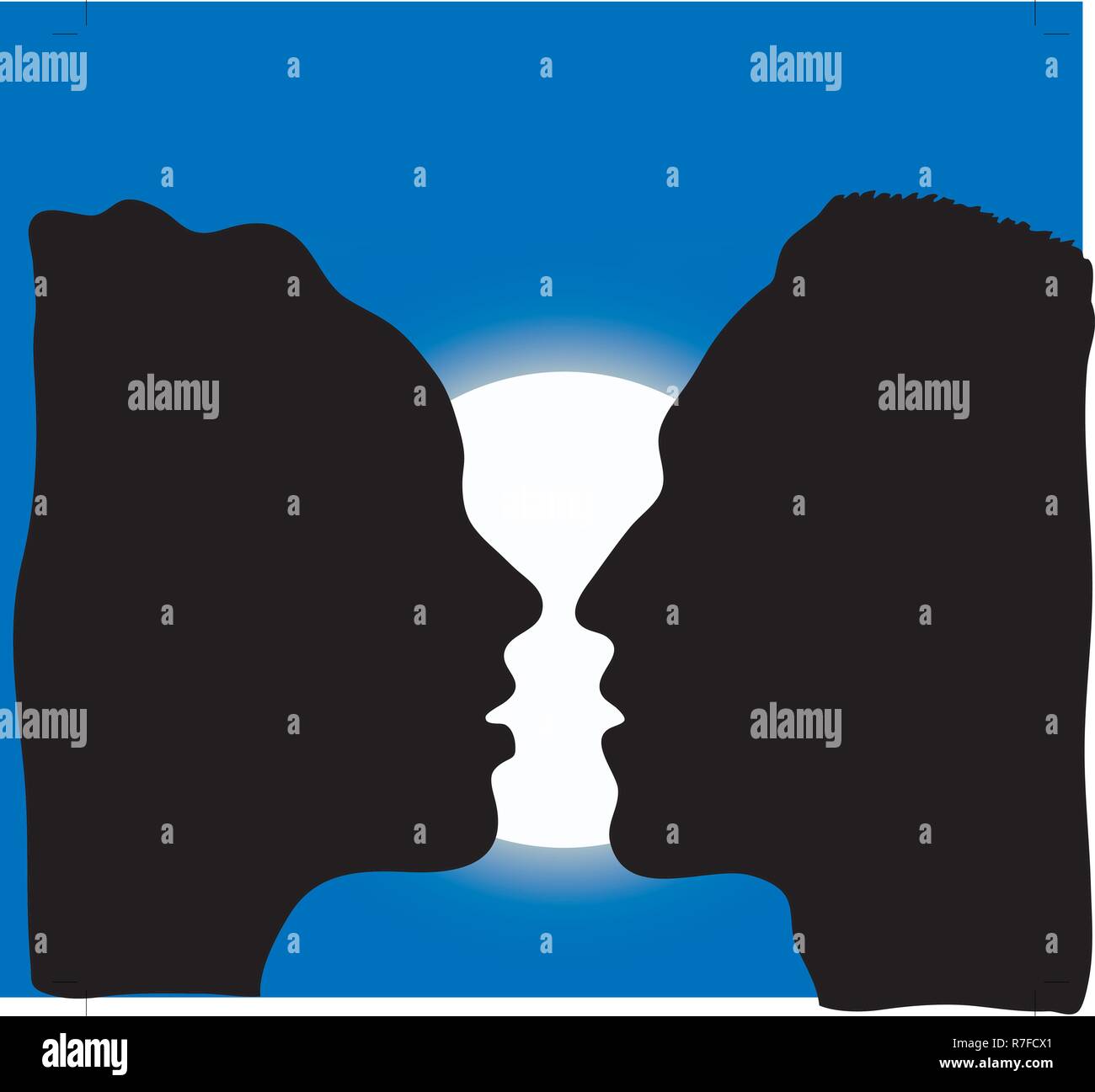 vector illustration of people kissing Stock Vector Image & Art - Alamy