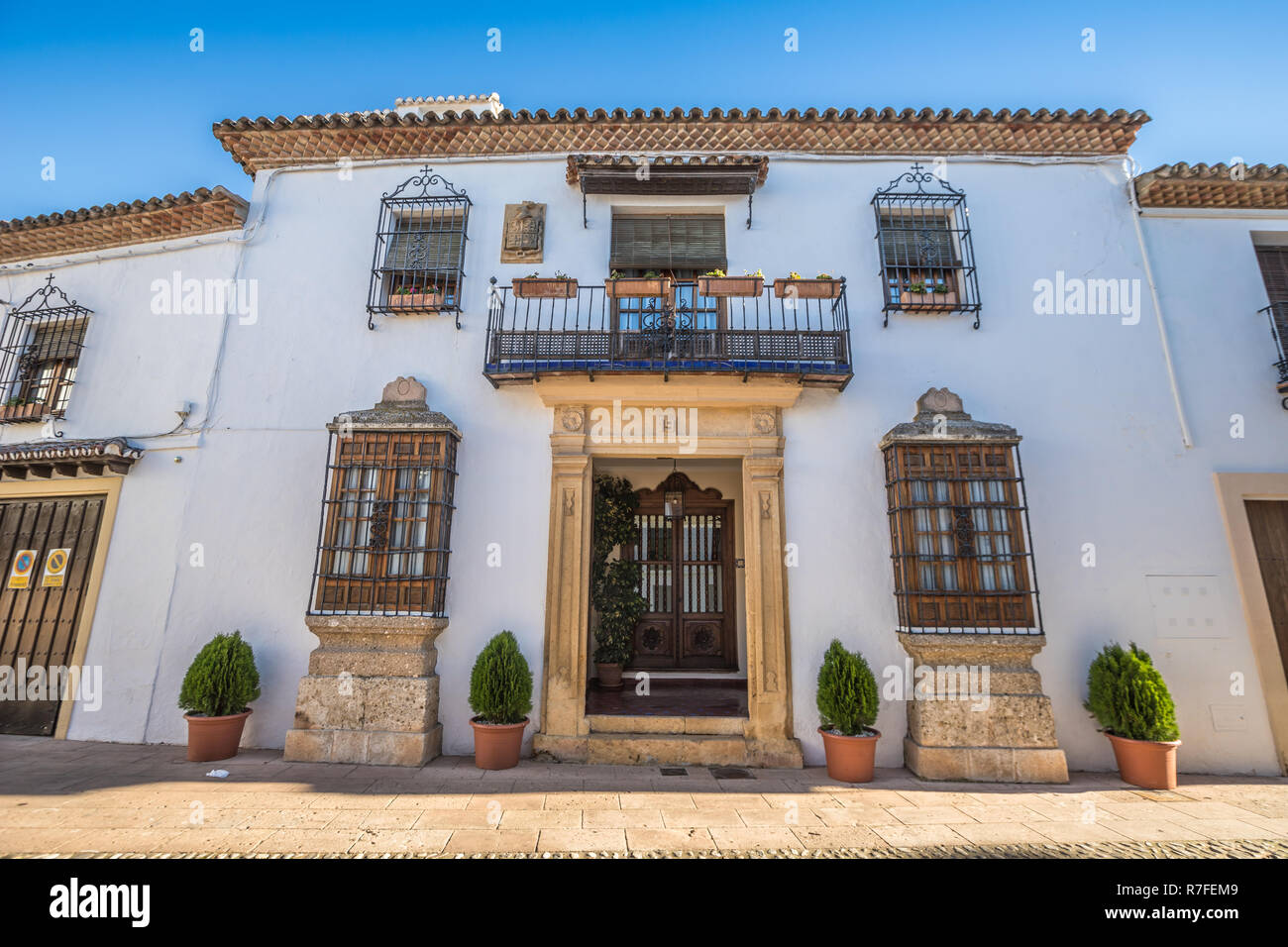 Typical house in Ronda Spain Stock Photo