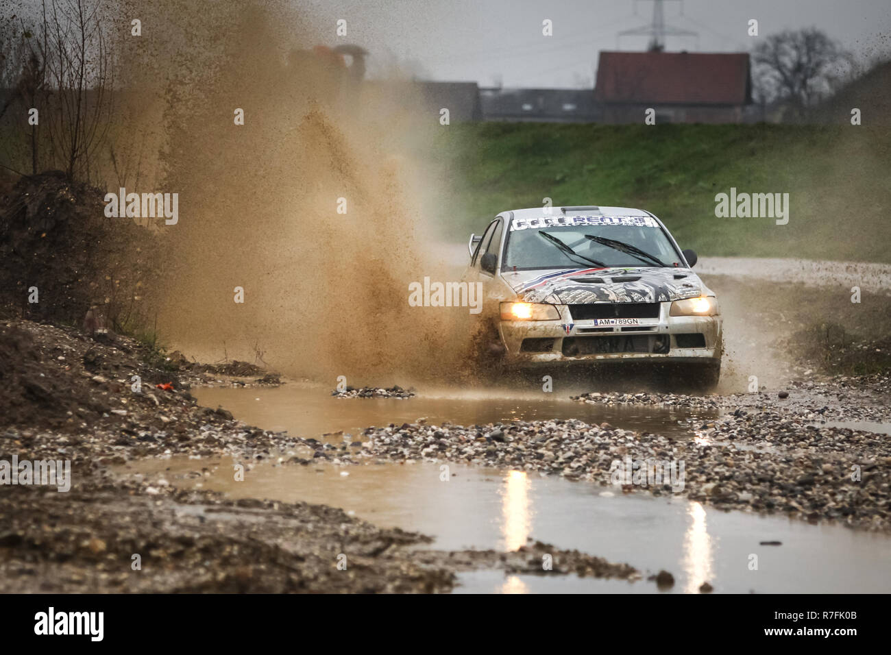 Sveta Nedjelja, Croatia - November 25, 2018. 9th Rally Show Santa ...