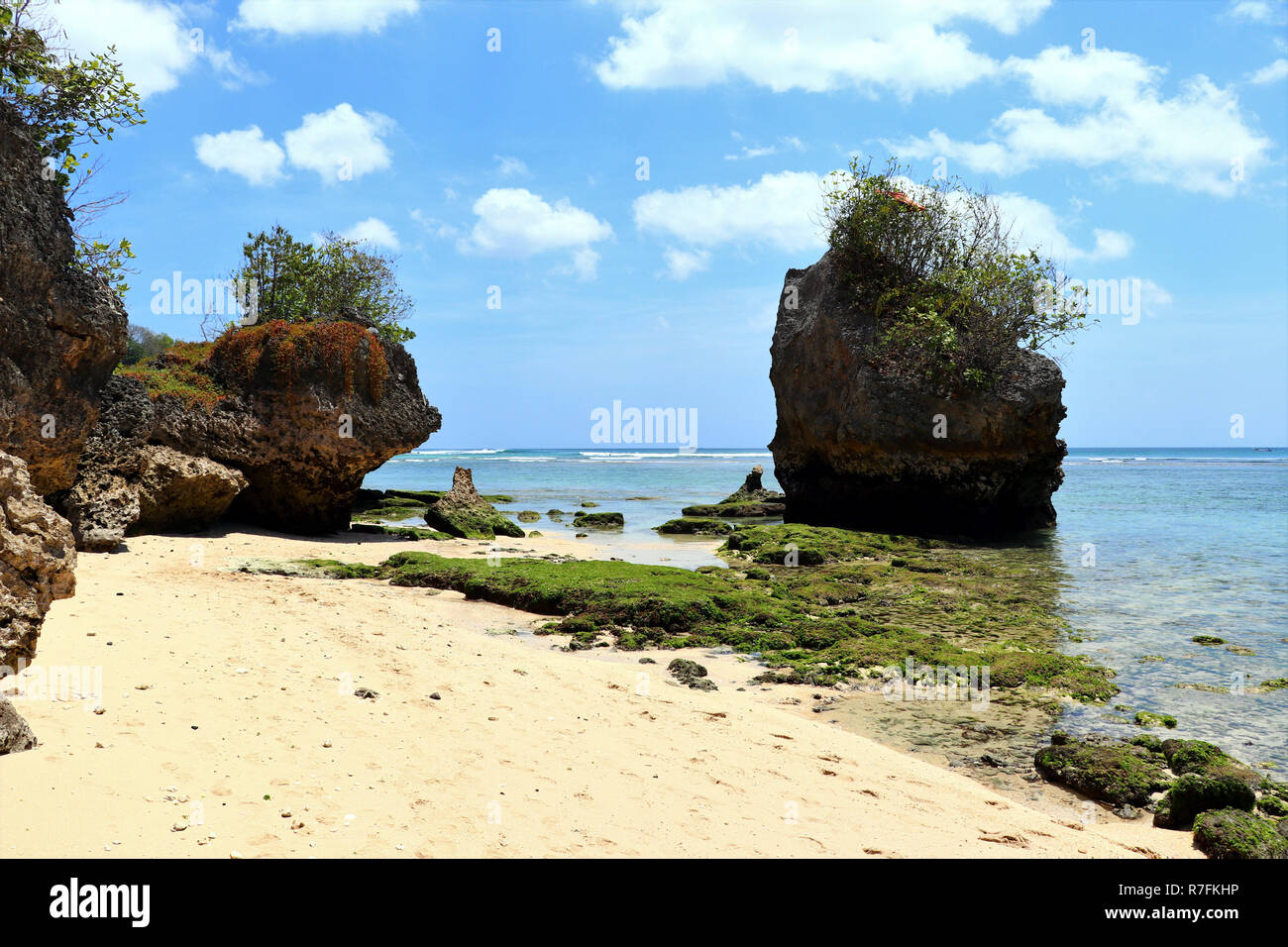 Padang Padang beach - Bali Stock Photo
