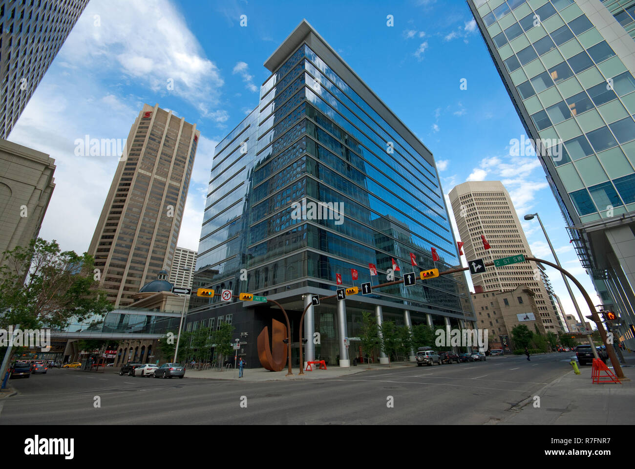 Skyscrapers in Calgary downtown, Alberta, Canada Stock Photo - Alamy