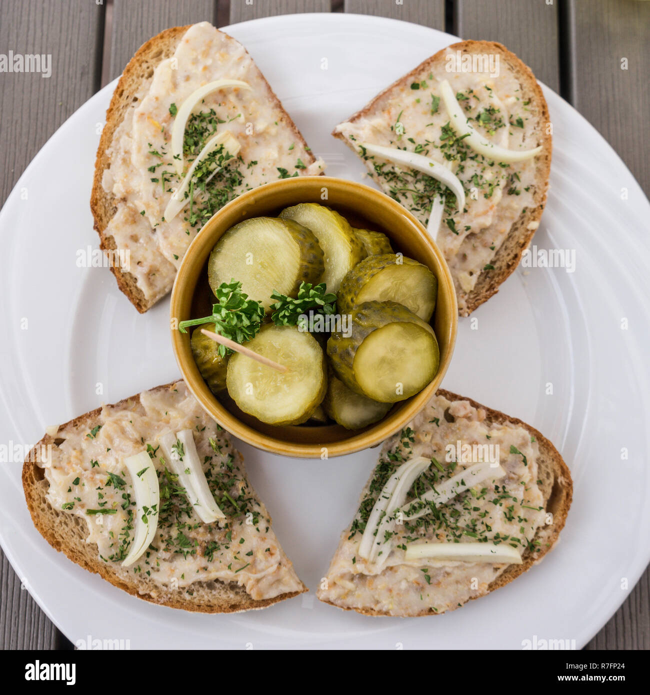 Spreewald cucumber, Brandenburg, Germany Stock Photo