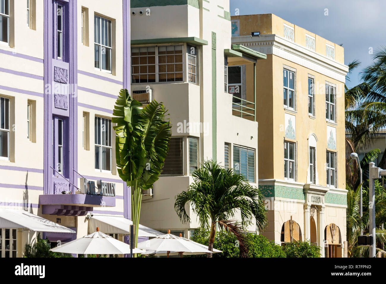 Miami Beach Florida Collins Avenue Art Deco Historic