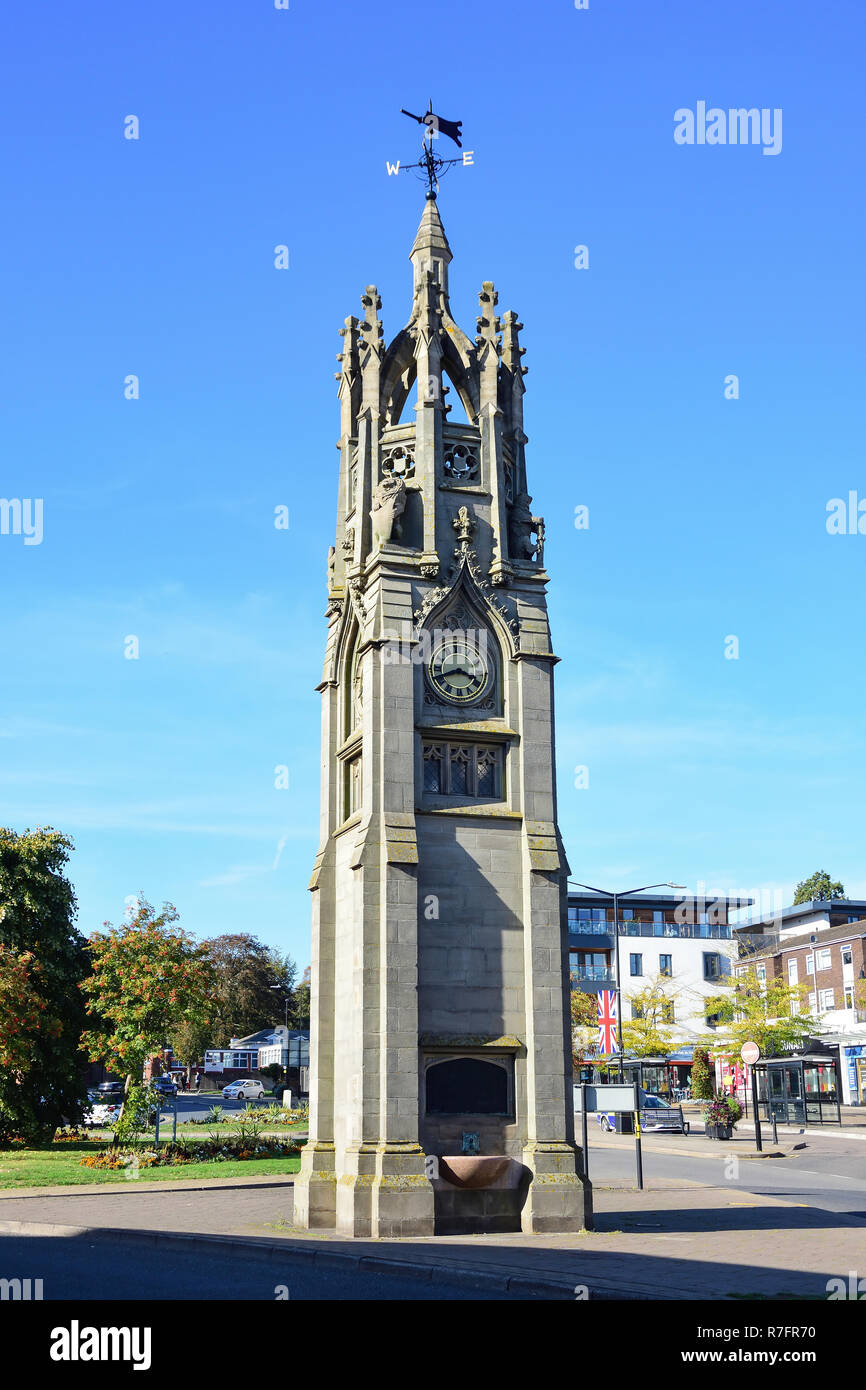 Clock Tower, Abbey End, Kenilworth, Warwickshire, England, United