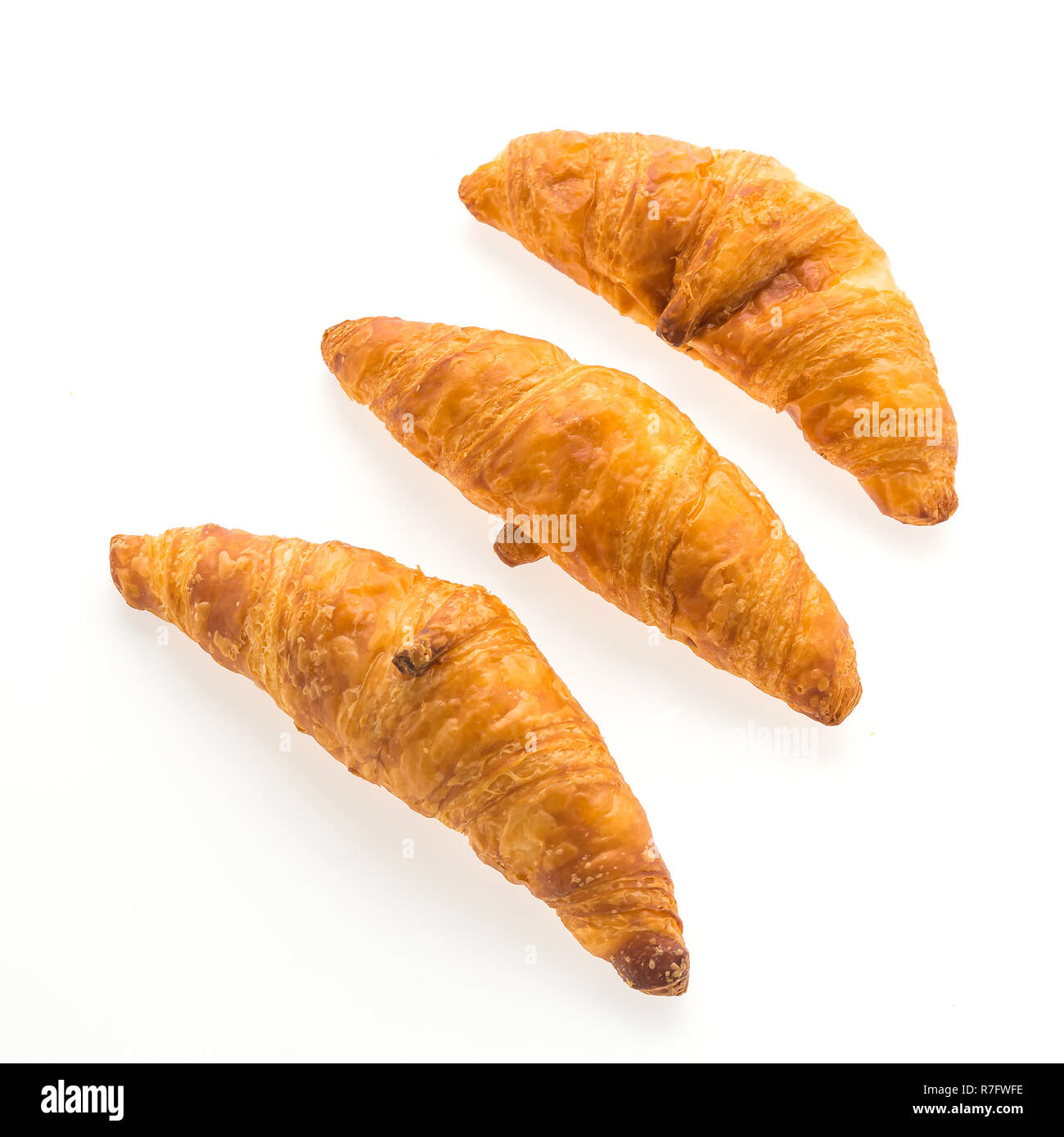 Croissant isolated on white background Stock Photo - Alamy