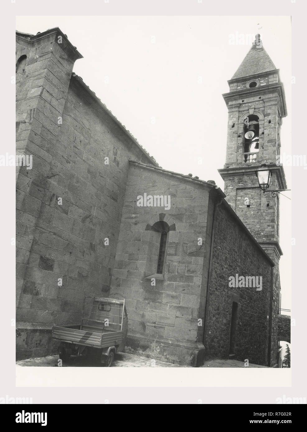 Tuscany, Grosseto, Seggiano, Parish church Stock Photo