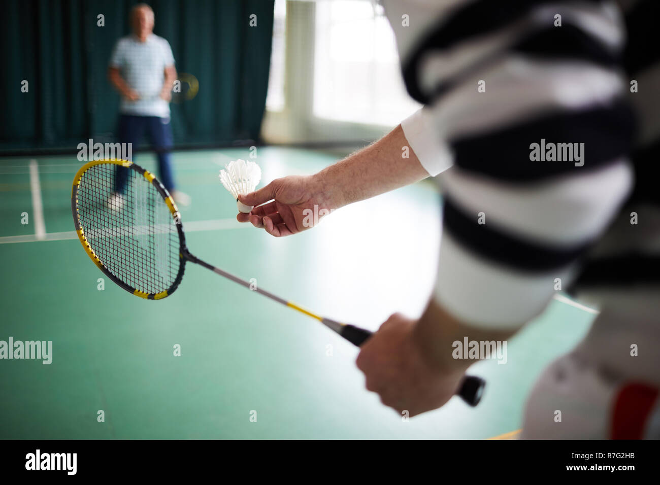 Moment of game Stock Photo
