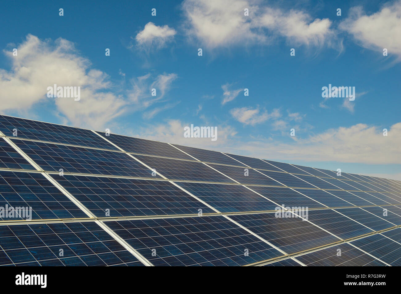 Solar Panel Array Stock Photo - Alamy