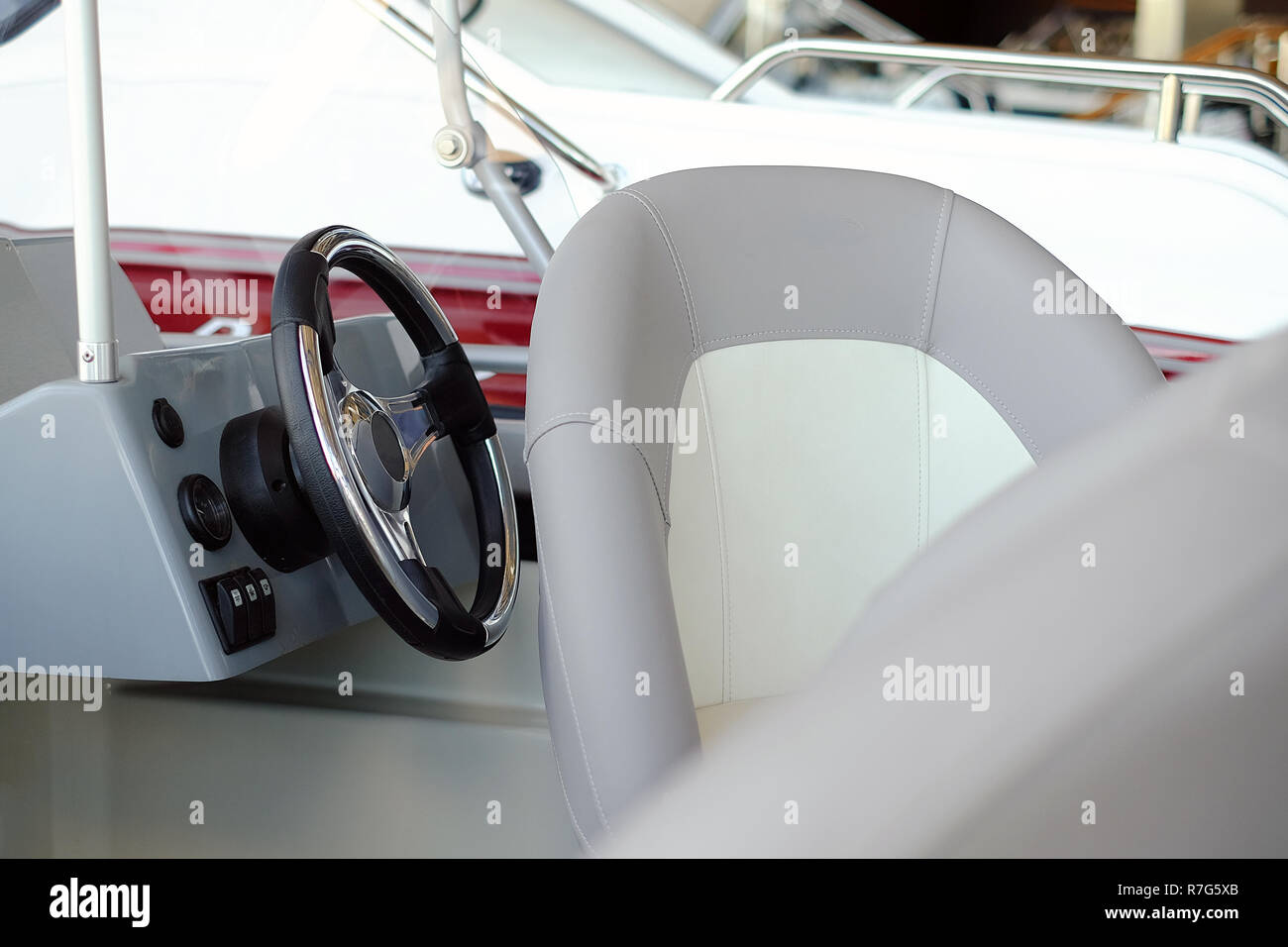 The Cabin Of The Boat With An Easy Chair Boat Cabin With
