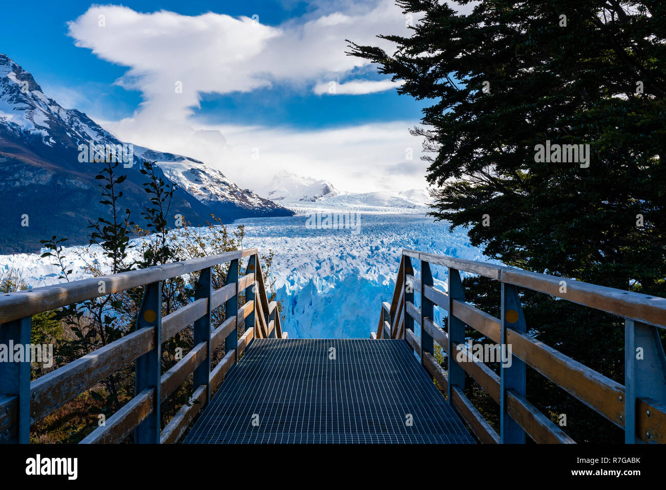 Perito Moreno Glacier in Argentina Stock Photo