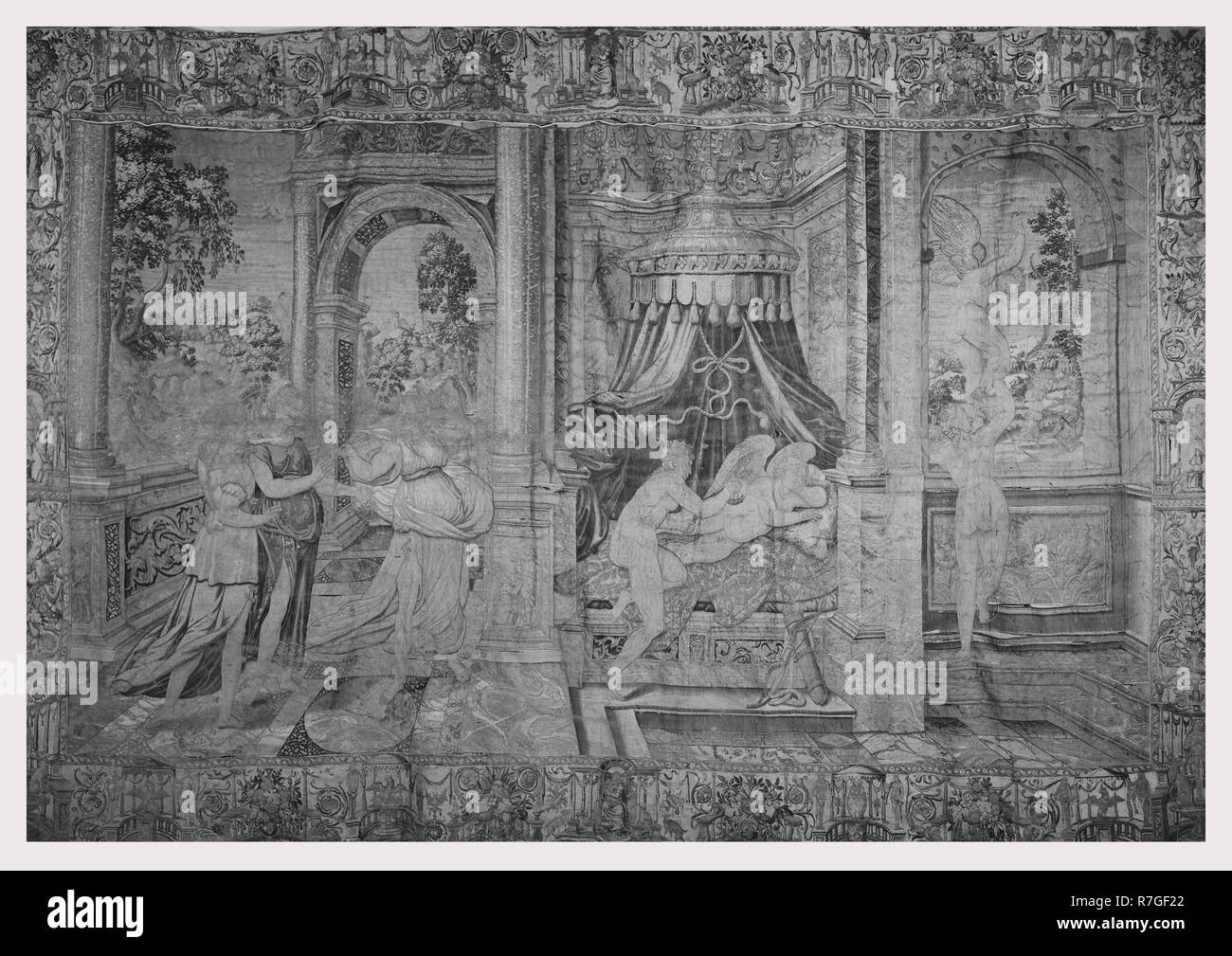 Psyche looks at sleeping Cupid Stock Photo Alamy