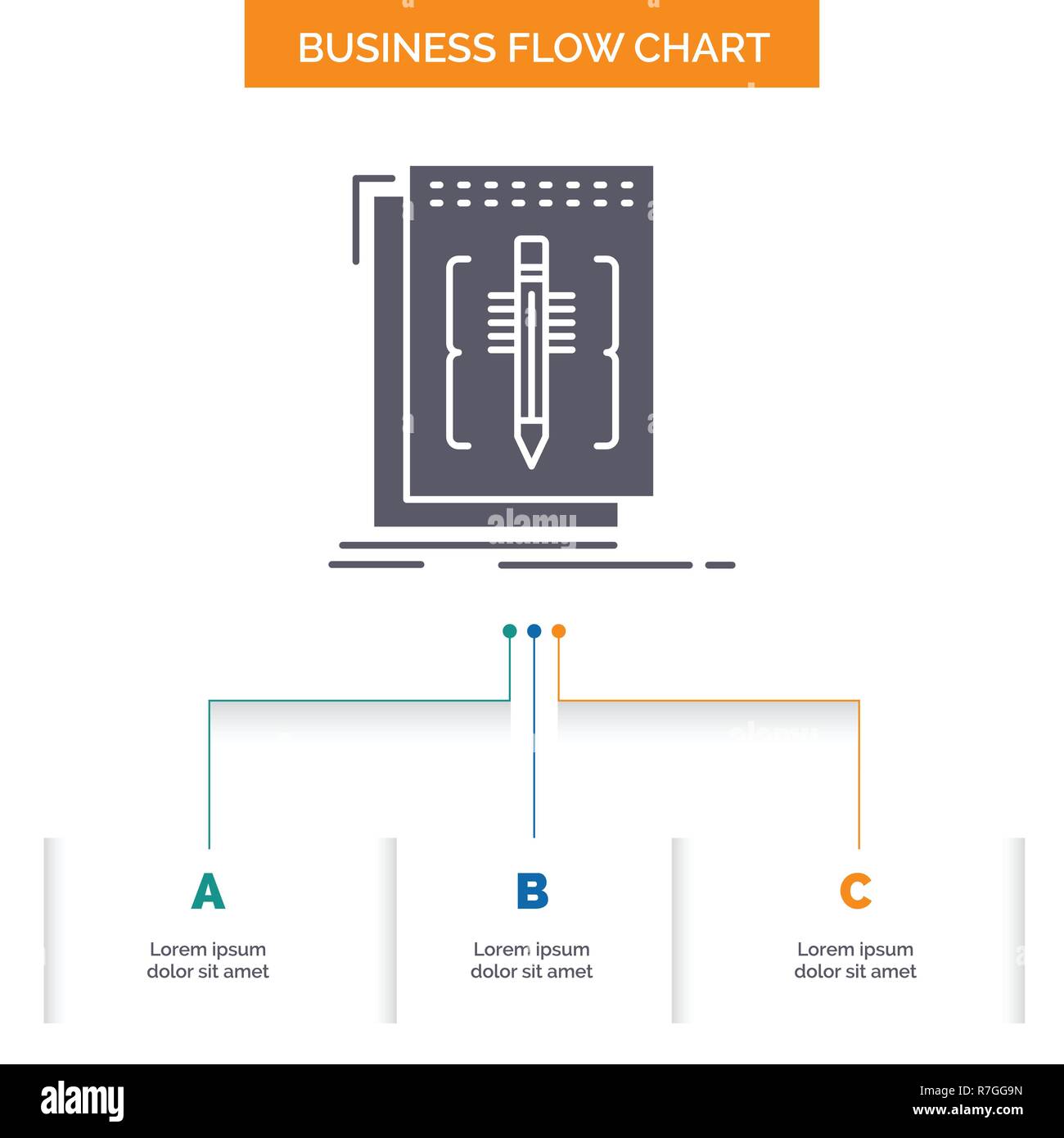 Code Edit Editor Language Program Business Flow Chart Design With 3 Steps Glyph Icon For Presentation Background Template Place For Text Stock Vector Image Art Alamy