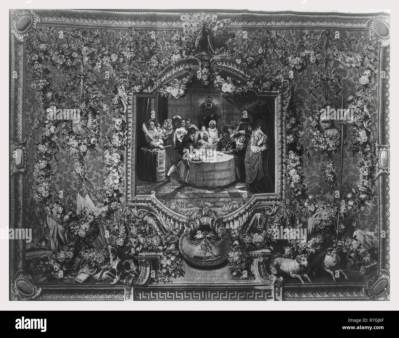 Sancho's feast on the Island of Barataria Stock Photo Alamy