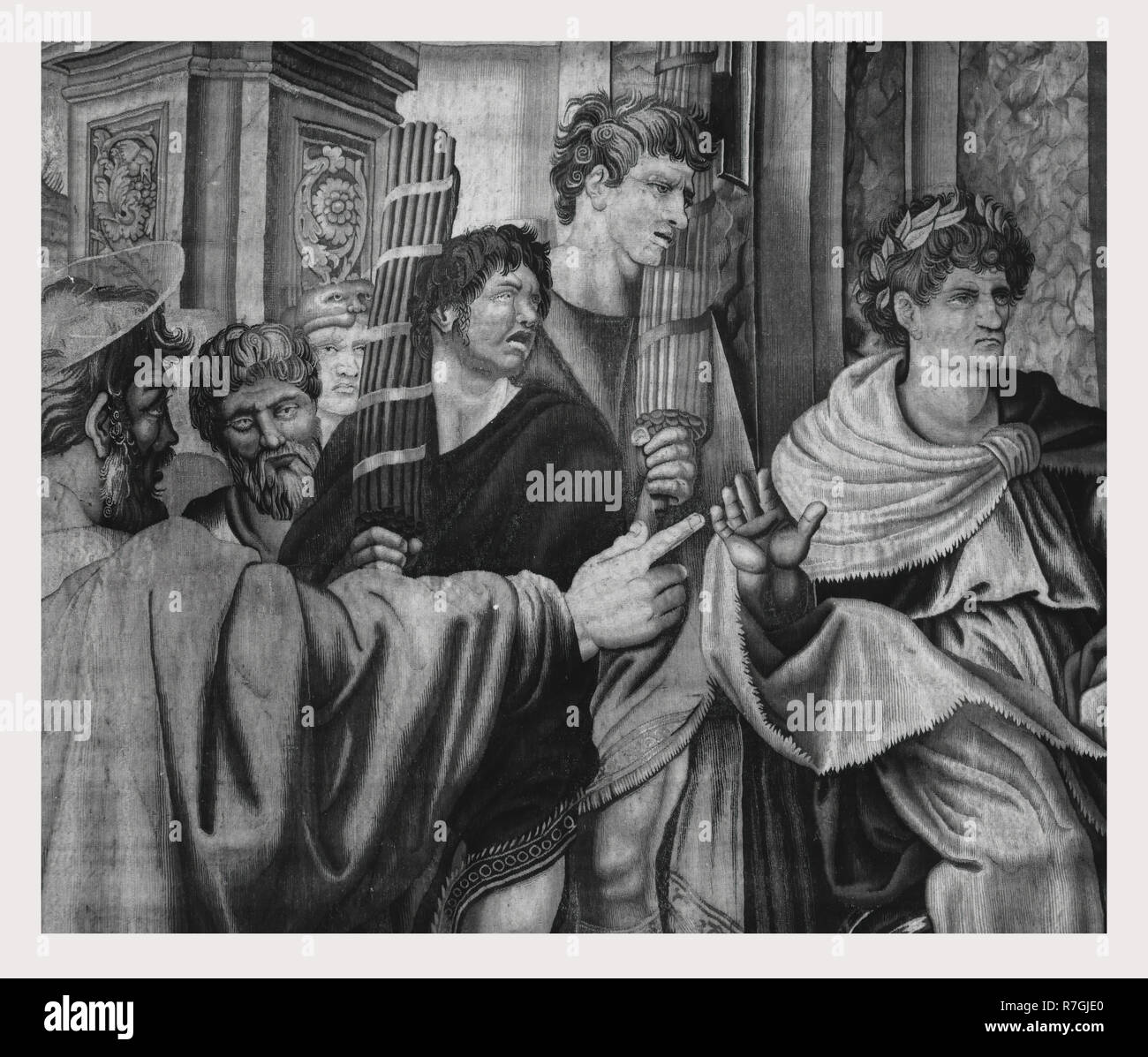 Sorcerer Elymas (Elymes, BarJesus) is struck blind by St. Paul Stock