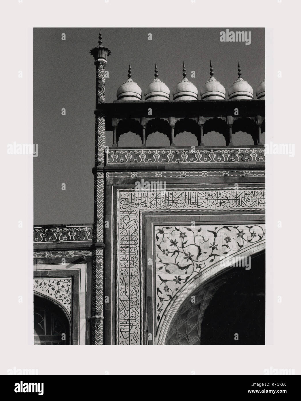 India, Āgra, Taj Mahal, 1968 or earlier, Cities of Mughul India Stock ...