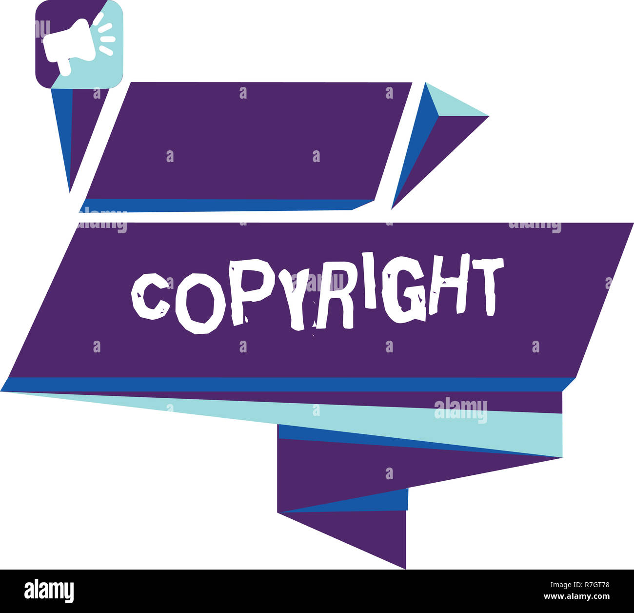 Writing note showing Copyright. Business photo showcasing exclusive and assignable legal right