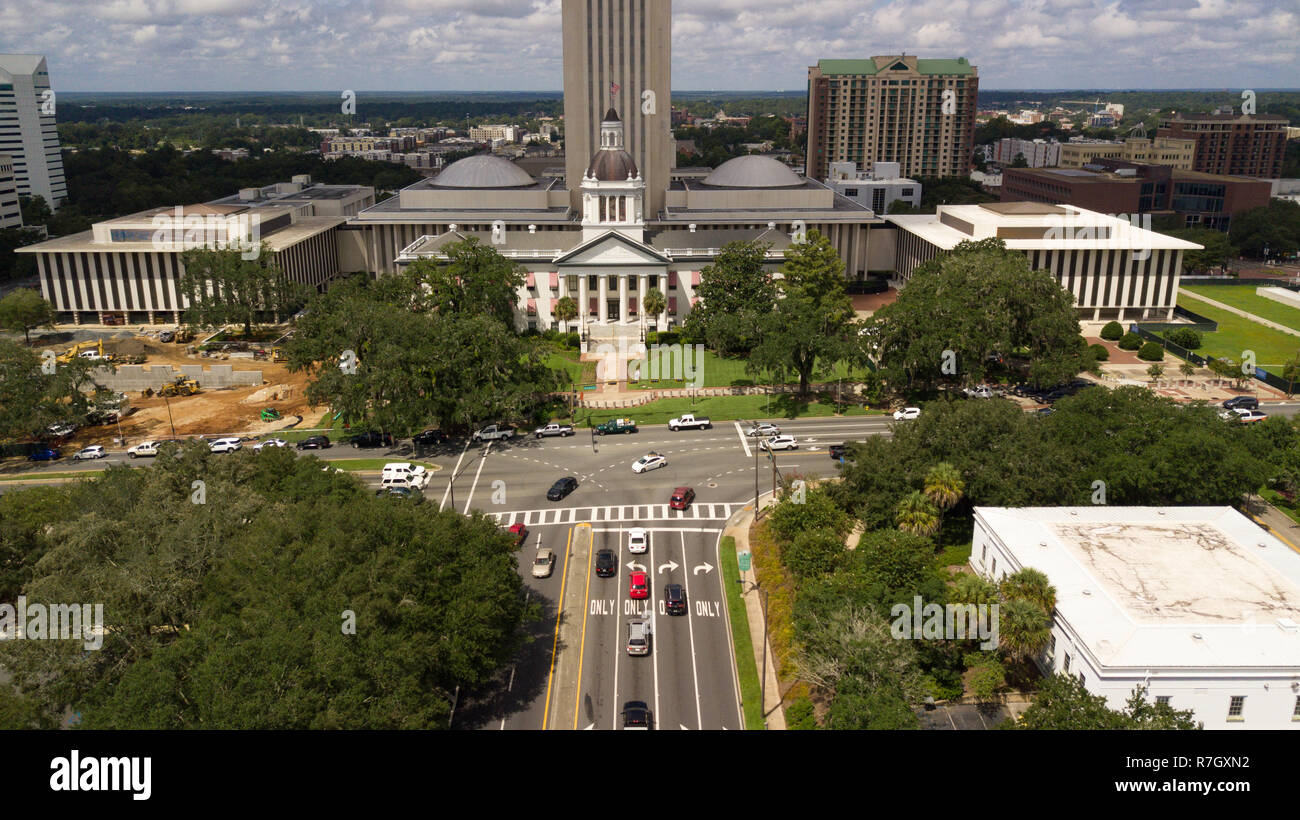 The capital city of Tallahassee Florida holds the government office building shown here Stock Photo