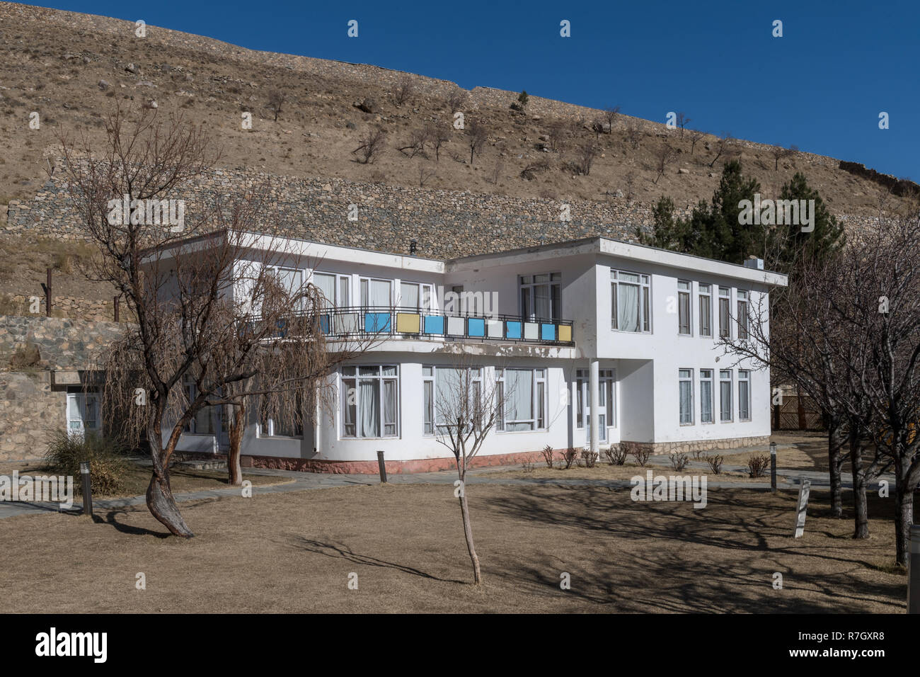Commander Massoud's Residence House, Panjshir Valley, Panjshir Province, Afghanistan Stock Photo