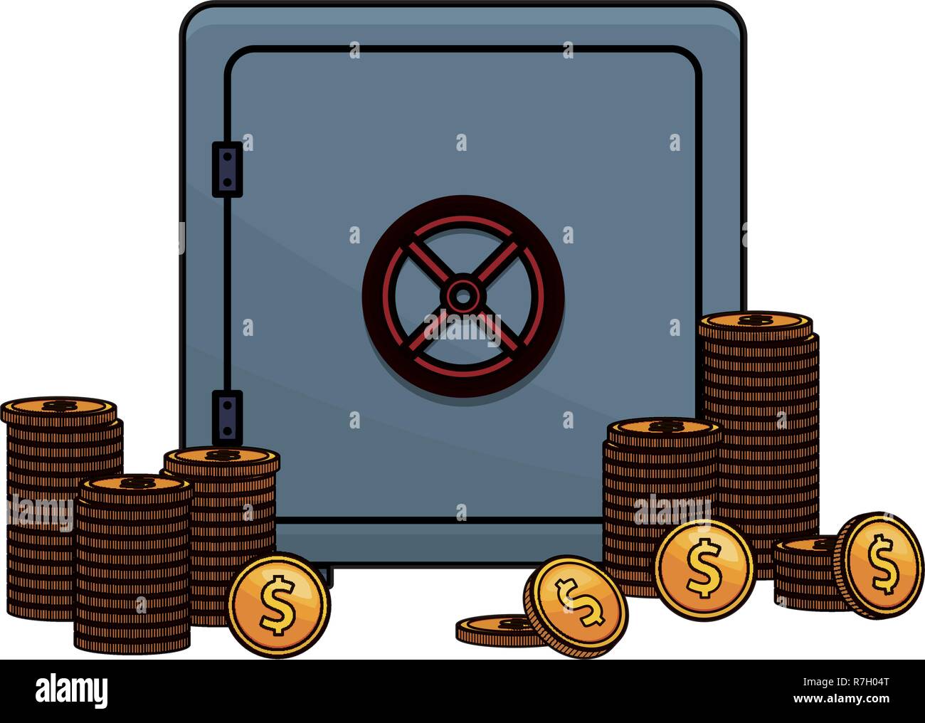 safe bank icon Stock Vector Image & Art Alamy