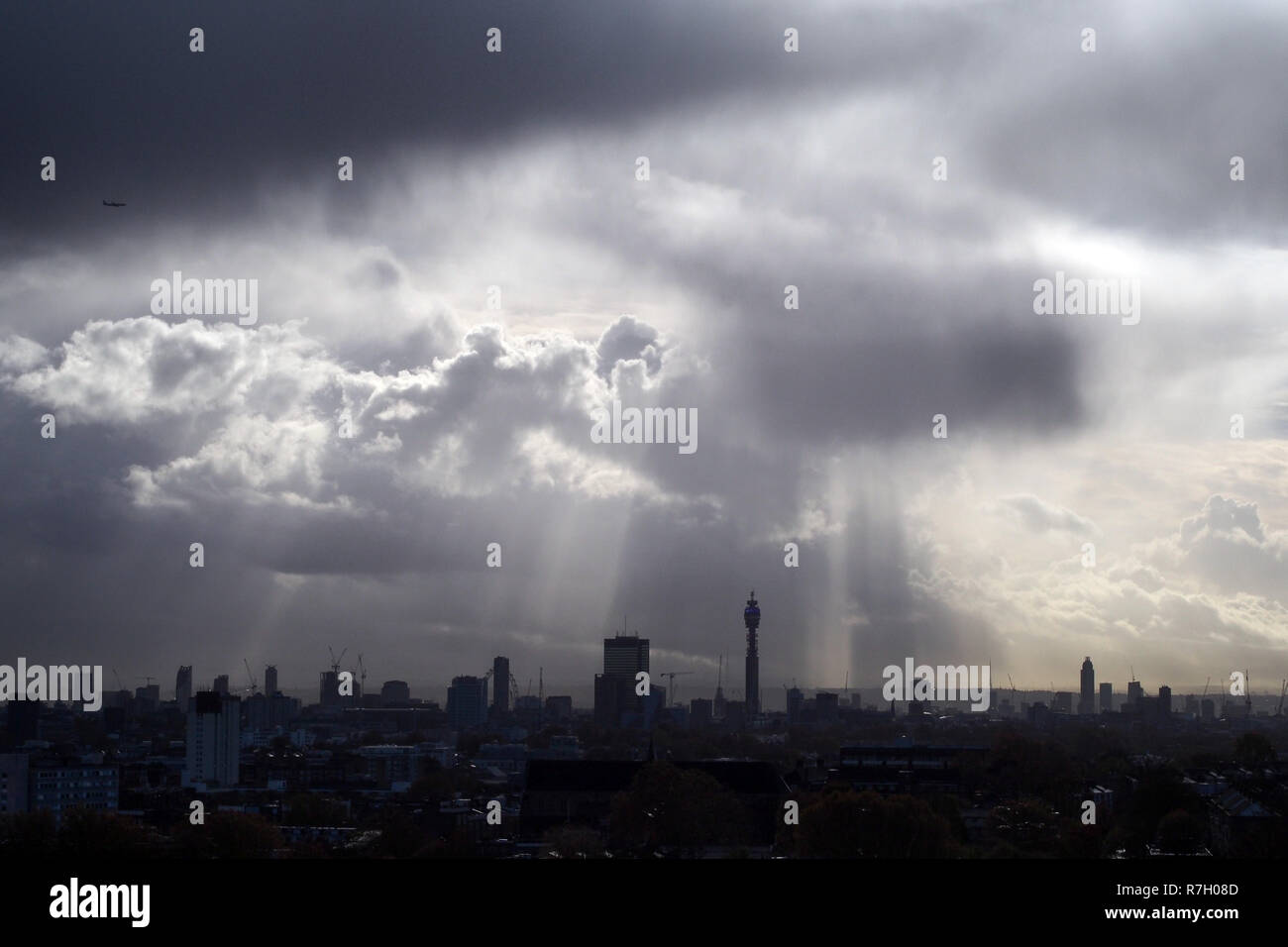 London UK City Skyline Stock Photo
