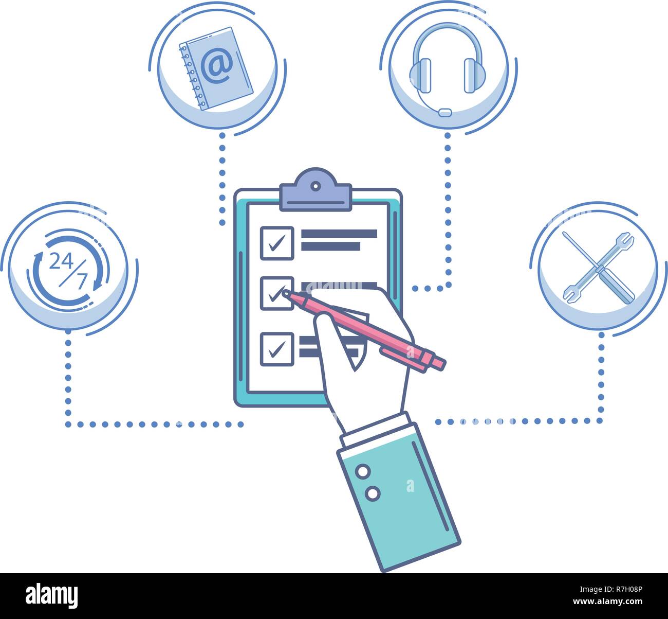checklist table icon Stock Vector Image & Art - Alamy