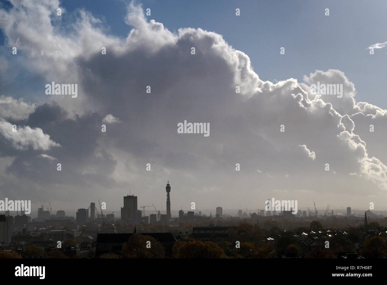 London UK City Skyline Stock Photo