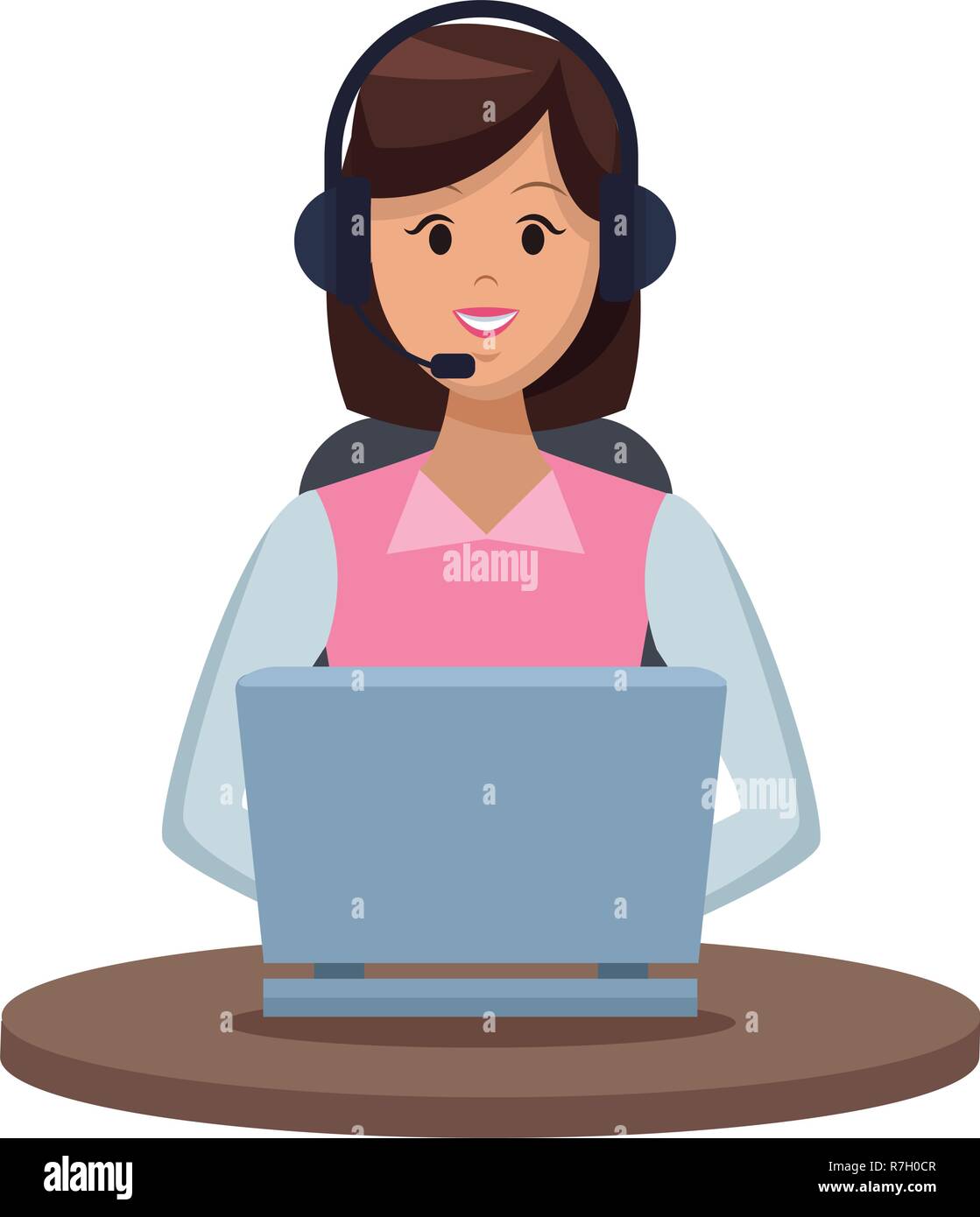 costumer services assistant Stock Vector Image & Art - Alamy