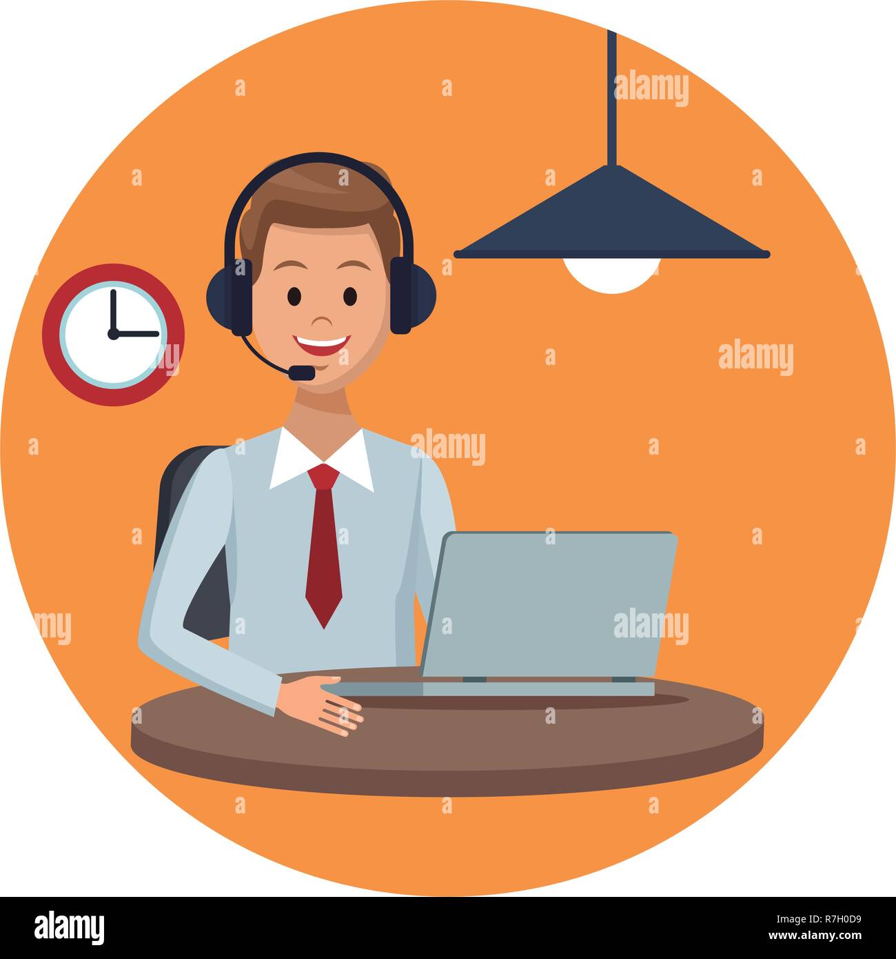 costumer services assistant Stock Vector Image & Art - Alamy