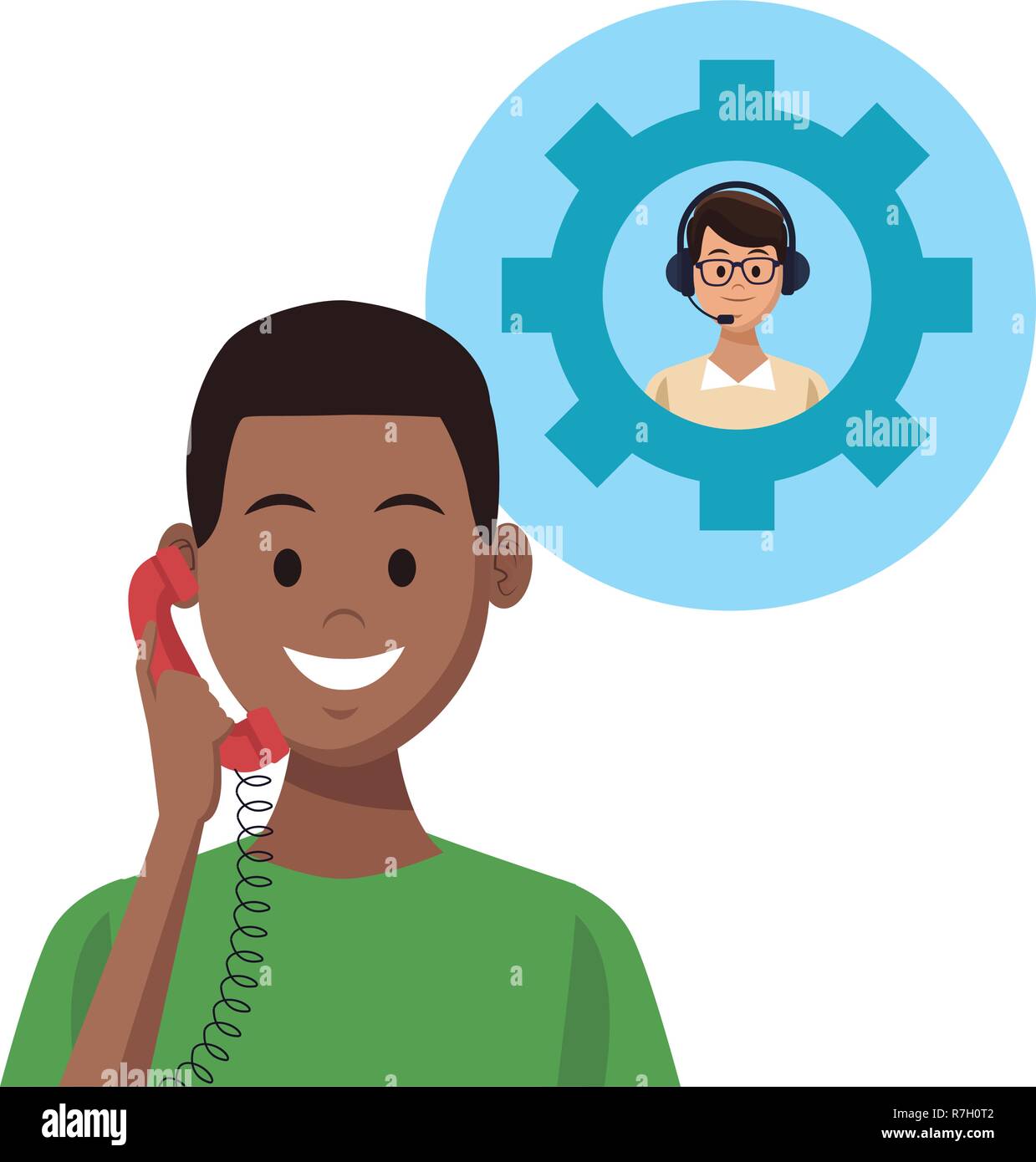 costumer support services Stock Vector Image & Art - Alamy