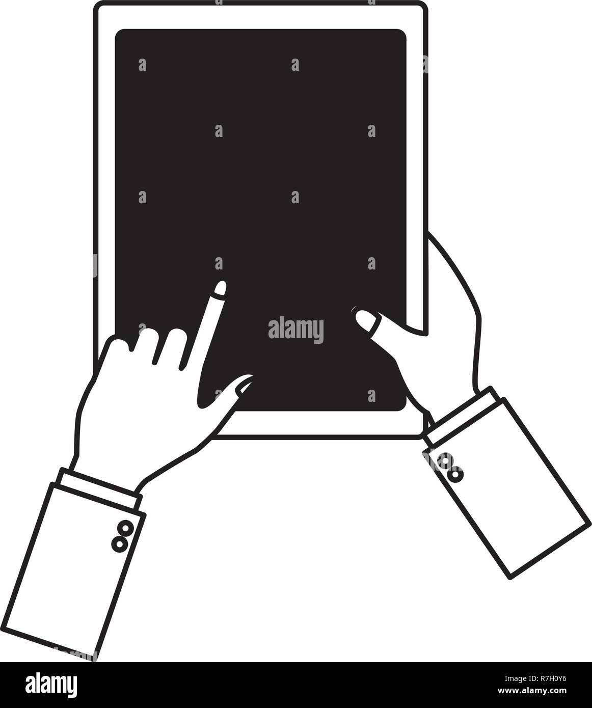 tablet assistance icon Stock Vector Image & Art - Alamy